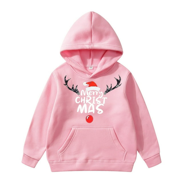 Chandails à Capuchon & Chandails en Molleton pour Filles Chandail à Capuchon pour Enfants avec Poche Décoration Plus pour Confort et Style en Tenue Décontractée