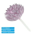 thumbnail image 4 of Uxcell Artificial Succulents Picks Unpotted Faux Succulent Small Fake Succulent Plants Purple 2 Pack, 4 of 5