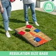 thumbnail image 6 of GoSports Official Regulation Cornhole Bean Bags Set of 8 Bags, Red and Blue, 6 of 6