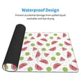 thumbnail image 3 of Naloa Watermelon And Kiwi Gaming Mouse Pad Large Mouse Mat Long Extended Desk Pad Non-Slip Rubber Mice Pads Stitched Edges Thin Pad (16x29.5 Inch), 3 of 8