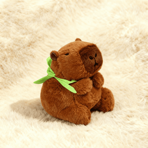 For AirPods Pro3 4 3 2 1 Pro 3 Pro2 Earphone Case 3D Plush Capybara Cute Fur Protective Headphone Box Cover