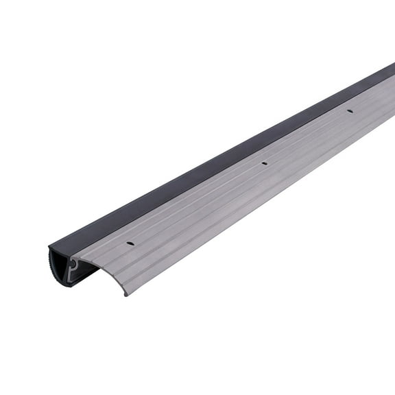 M-D Building Products 08904 1-3/4 in. x 1/2 in. x 36 in. Silver Aluminum and Vinyl Mini Low-Profile Outswing Door Threshold