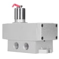 thumbnail image 3 of 2 Position Solenoid Valve 5 Way Single Control Round Head Pneumatic Equipment G3/4in K25DH‑20 HDC 24V, 3 of 5