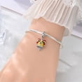 thumbnail image 4 of Jeffery Charms for Women Bracelet 925 Silver Christmas bell Pendants with Colorful zircon,Lucky Bell,Christmas, 4 of 7
