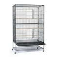 thumbnail image 3 of Prevue Pet Products Extra-Large Wrought Iron Flight Cage, Black Hammertone, 3 of 6