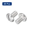 thumbnail image 3 of 304 Stainless Steel Machine Screws, 20 Pack M6x10mm Slotted Drive Pan Head Screw Bolts, 3 of 5