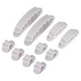 thumbnail image 1 of 10Pcs Desktop Cable Holder Clip Line Organizer Tool Cord Management Hooks for Office Home, 1 of 4