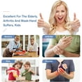thumbnail image 3 of SUSWIM Jar Opener Gripper For Seniors With Arthritis: Rubber Bottle Opener For Arthritic Hands - Silicone Jar Lid Openers Grippers For Opening Jars And Bottles - Easy Can Opener Gripper For Weak Hand, 3 of 6