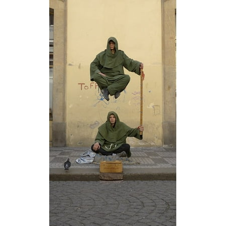 - Canvas Print Street Performers Prague Magic Magician Stretched Canvas 10 x 14