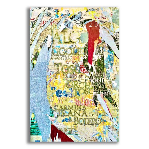 Epic Art 'Bus Poster Remnant Siena 0' by IMB, Acrylic Glass Wall Art, 12"x16"
