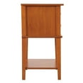 thumbnail image 6 of Pemberly Row Contemporary Manufactured Wood 2 Drawer Nightstand in Oak, 6 of 7