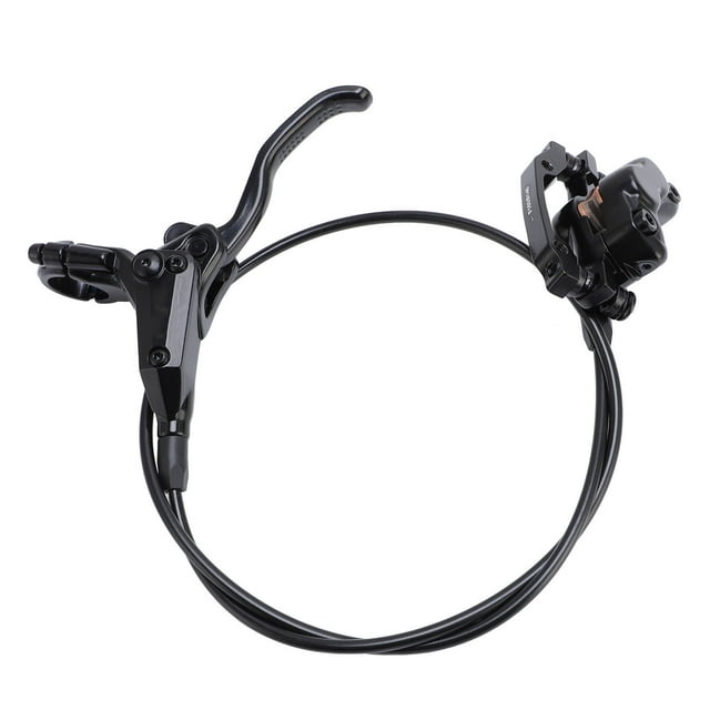 And Hydraulic Disc Brake Set Aluminum 4 Pistons Front and Rear Hydraulic Disc Brake Caliper with Lever for Cycling