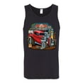 thumbnail image 2 of Wild Bobby, Vintage Hot Rod Old Garage Cars and Trucks Mens Graphic Tank Top, Black, Small, 2 of 3