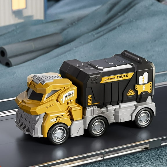 Mini Inertial Construction Vehicle Toy Push Dozer Engineering Car Beach Sand Play Tractor Dumper Truck Friction Powered Push Go Mini Construction Vehicle Toy