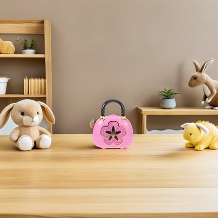 PTOOTP Portable Princess Jewelry Box with Ballet Music, Birthday , Jewelry Storage Organizer for Girls and Women