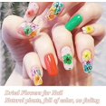 thumbnail image 5 of ZHAOCHENG 36 pegatinas de uñas de flores secas (cinco pétalos), pegatinas de uñas de flores secas 3D, pegatinas de uñas de flores reales naturales coloridas, 5 of 5