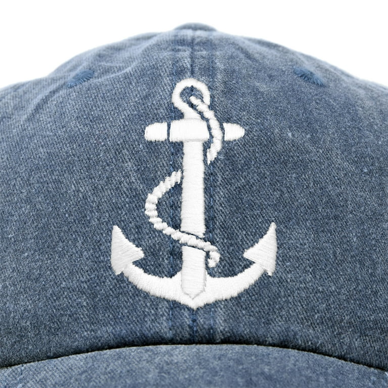 DALIX Anchor Hat Sailing Baseball Cap Women Beach Gift Boating Vintage in Navy Blue Walmart
