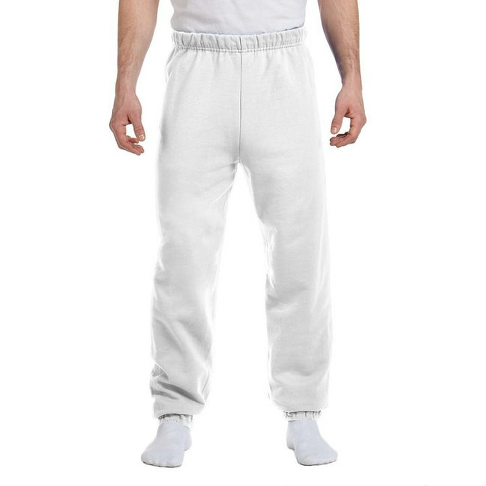 JERZEES - Adult NuBlend® Fleece Sweatpants - WHITE - L - Walmart.com ...