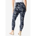 thumbnail image 2 of Roaman's Women's Plus Size Essential Stretch Ankle Length Pull-On Legging, 2 of 6