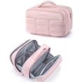 thumbnail image 1 of Neceser BAGSMART, bolsa de maquillaje de viaje para mujer, color rosa, 1 of 7