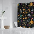 thumbnail image 2 of Shower Curtain for Bathroom Fall Autumn Boo Pumpkin Farmhouse Shower Curtains Waterproof Cool Bath Curtain Hooks Included,72x72Inch, 2 of 5