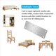 thumbnail image 5 of Soporte Recto de 8 Piezas Placa de ReparacióN Soporte de Acero Inoxidable con Tornillos para Muebles Puerta de Madera Madera, 5 of 7
