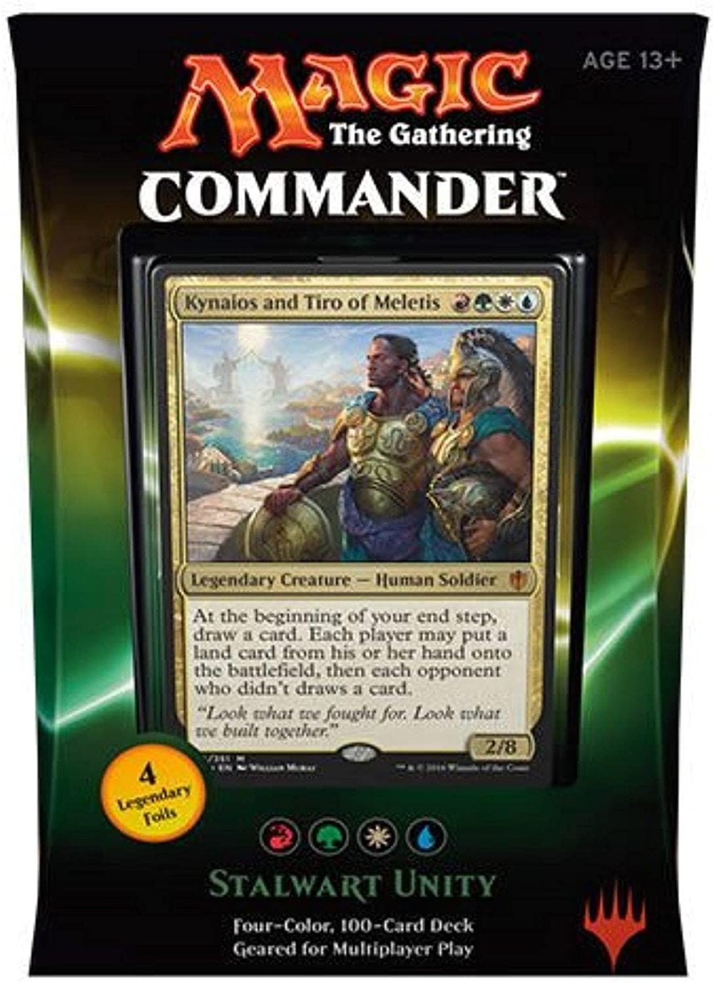 Wizards of the Coast MTG Commander 2016 Stalwart Unity Deck - Walmart.com