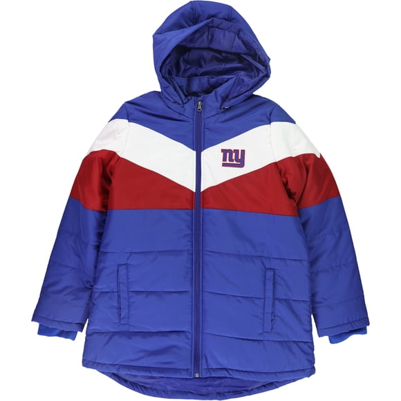 Chaqueta acolchada NFL para mujer New York Giants azul XXL
