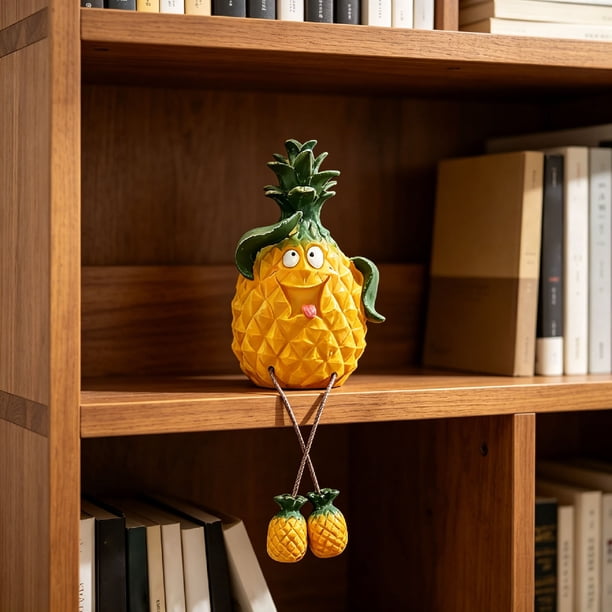 Adorable Resin Fruit Ornaments 7 Designs For Desktop Decoration Suitable For Bookshelves Windowsills And Home/garden Decor.