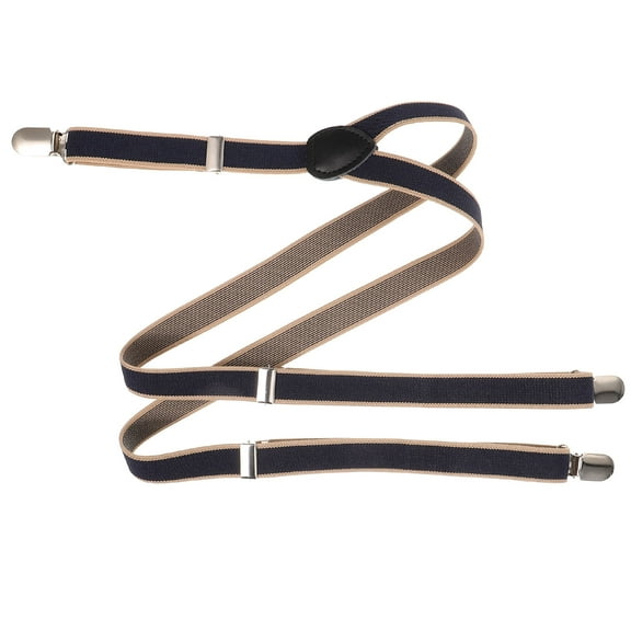 AURARMLET Multi-Color Fabric and Metal Suspenders for Men Adjustable and Durable