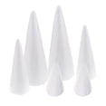 thumbnail image 2 of 6x Conos de Espuma de Poliestireno Zulema Conos de espuma para Manualidades DIY Pintura, 2 of 8