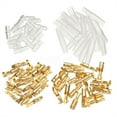 thumbnail image 1 of Tssuoun Pack of 100 Car Female Male Wire Connectors Assortment Vehicle Terminal Caps Assorted Kit Automobile Wiring Accessories, 1 of 8
