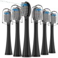 thumbnail image 1 of wonima02 6 Pack Replacement Flossing Toothbrush Heads for Waterpik Sonic Fusion - Compatible with SF-01/SF-02/SF-03/SF-04 - Black with Caps, 1 of 1