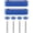 Blue, variant on JDM Billet Aluminum Hood Spacer Riser Kit Anodized Blue 20mm (3/4") Heat Vent for Honda Civic CRX Integra Accord S2000 Engine Swap Decor (Red)