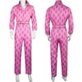 thumbnail image 2 of Disfraz de Cosplay de la película Ken para hombre adulto, mono con letras rosas para Halloween, Carnaval, Zentai, 2 of 4