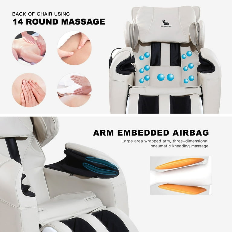 Uenjoy Massage Chair Recliner Remote Control Foot Rest Full Body