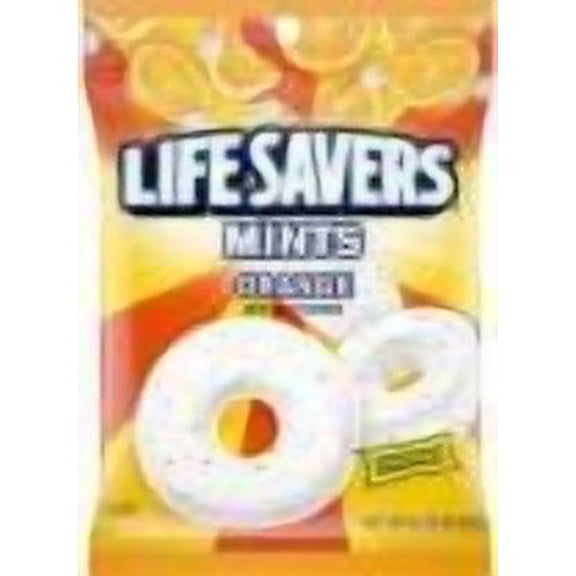 LIFESAVERS BAG ORANGE MINT 6.25 Oz. Pack Of 12