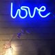 thumbnail image 2 of Letreros de neón con luz LED de amor, decoración de pared o mesa para bodas, fiestas, habitaciones infantiles, salas de estar, bares, pubs, hoteles, playas y ocio (azul), 2 of 5