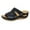 Black, variant on Dressy Orthopedic Slides Women Summer Comfortable Flat Flip Flops Arch Support