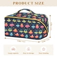 thumbnail image 4 of FORMRS Makeup Bag Travel Cosmetic Organizer for Women Fold Flat Zipper Pouch with Handle, Cartoon Space Cat, 4 of 8