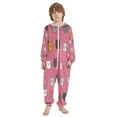 thumbnail image 2 of Vzayyk 4T-14Y Size Aviliable Cozy One-Piece Footless Sleeper Pajama Cartoon Kitty, 2 of 8