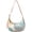 Citrus-9, variant on Marine Life Seahorse Crossbody Bag, Tropical Nautical Coastal Cute Cartoon Underwater Shells Waves Jellyfish Plants Starfish Fish Seaweed Beach Seashells Ocean Coral Summer Seaside Purse