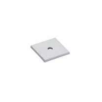 Back Plate for Knobs, Bright Chrome