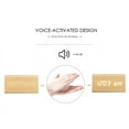 thumbnail image 4 of Modern Wooden Digital LED Voice Activate Alarm Clock Thermometer Timer Calendar, 4 of 6