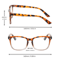 thumbnail image 4 of OWL Square Blue Light Blocking Glasses for Adults (2 Pack), 4 of 5