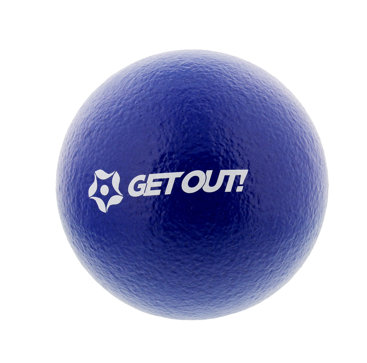Get Out 6pk Latex-Free 6 Inch Playground Balls in Red Soft Dodgeball Balls 