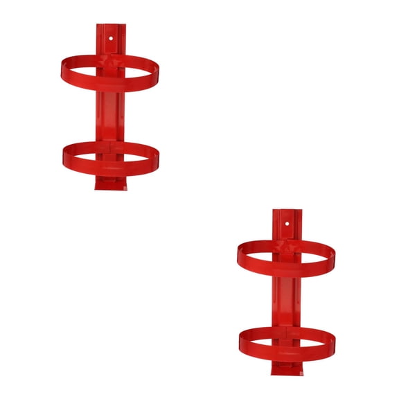 2 Pcs Wall Sign Fire Extinguisher Bracket Hanger Hanging