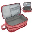 thumbnail image 1 of Cosmetic Storage Bag Portable Makeup Organizer Bag Keep Clean Tidy Large Eye Mesh Large Bottles Vertically Inserted Pocket Easier To Carry for Travel, 1 of 7