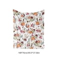 thumbnail image 3 of Celsvanis Fall Throw Blanket Pumpkin Leaf Print Soft Flannel Cover Multipurpose Cozy Blanket for Sofa Bed Indoor Home Thanksgiving Seasonal Decor 27.5"x39.5", 3 of 6