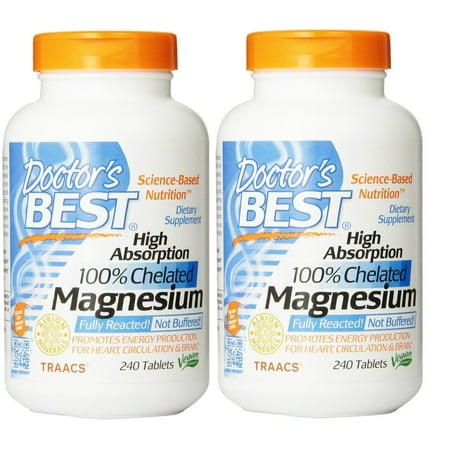 Doctor's Best - High Absorption 100% Chelated Magnesium, 240 Tablets - 2